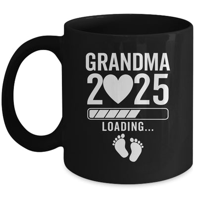 Soon To Be Grandma 2025 Pregnancy Announcement Loading Mug | siriusteestore