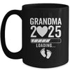 Soon To Be Grandma 2025 Pregnancy Announcement Loading Mug | siriusteestore