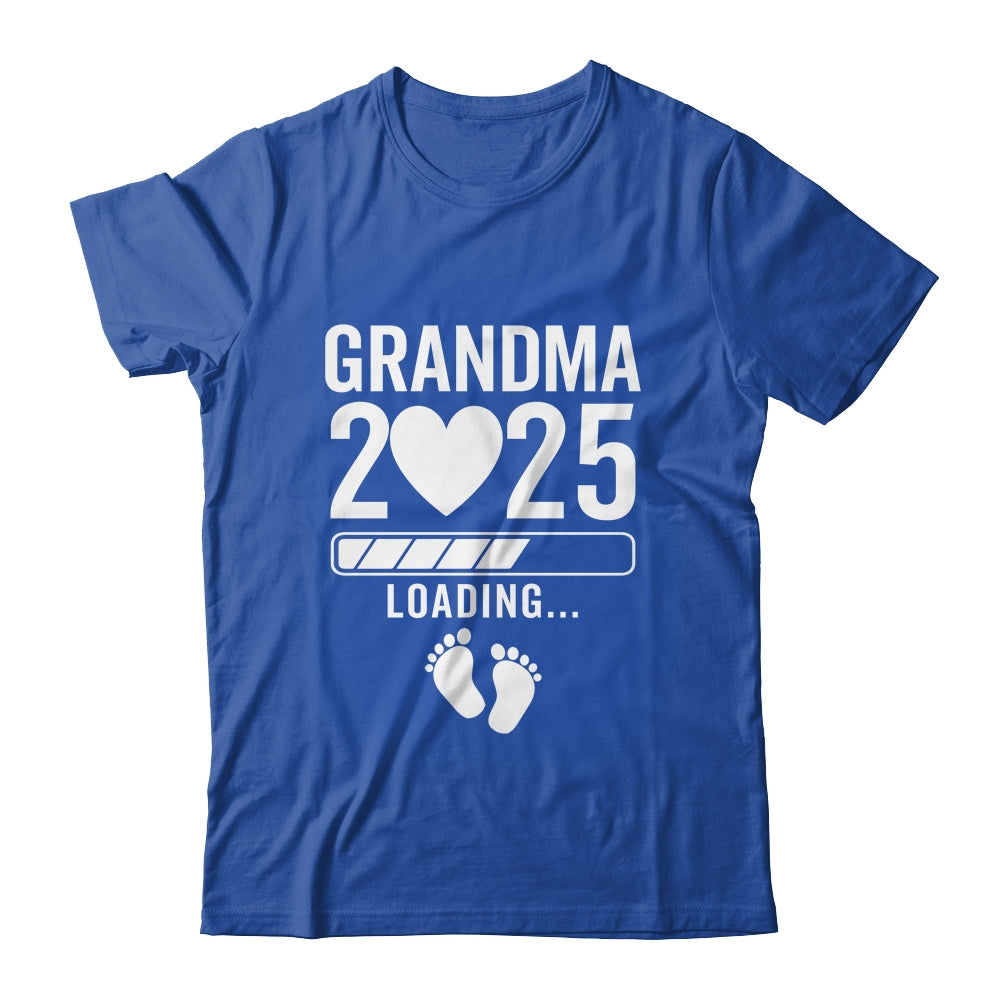 Soon To Be Grandma 2025 Pregnancy Announcement Loading Shirt & Tank Top | siriusteestore