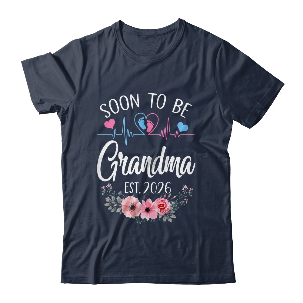 Soon To Be Grandma 2026 First Time Pregnancy Announcement Shirt & Tank Top | siriusteestore