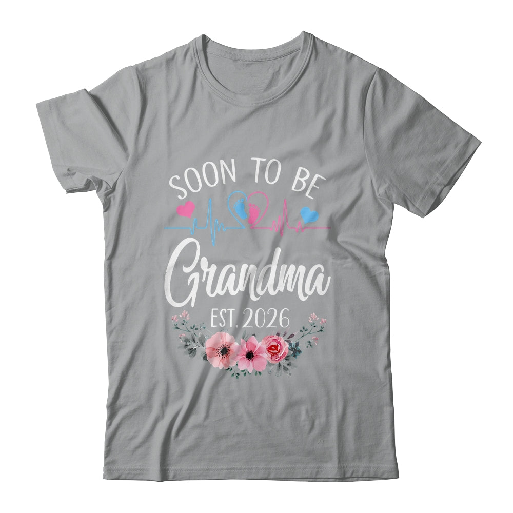 Soon To Be Grandma 2026 First Time Pregnancy Announcement Shirt & Tank Top | siriusteestore