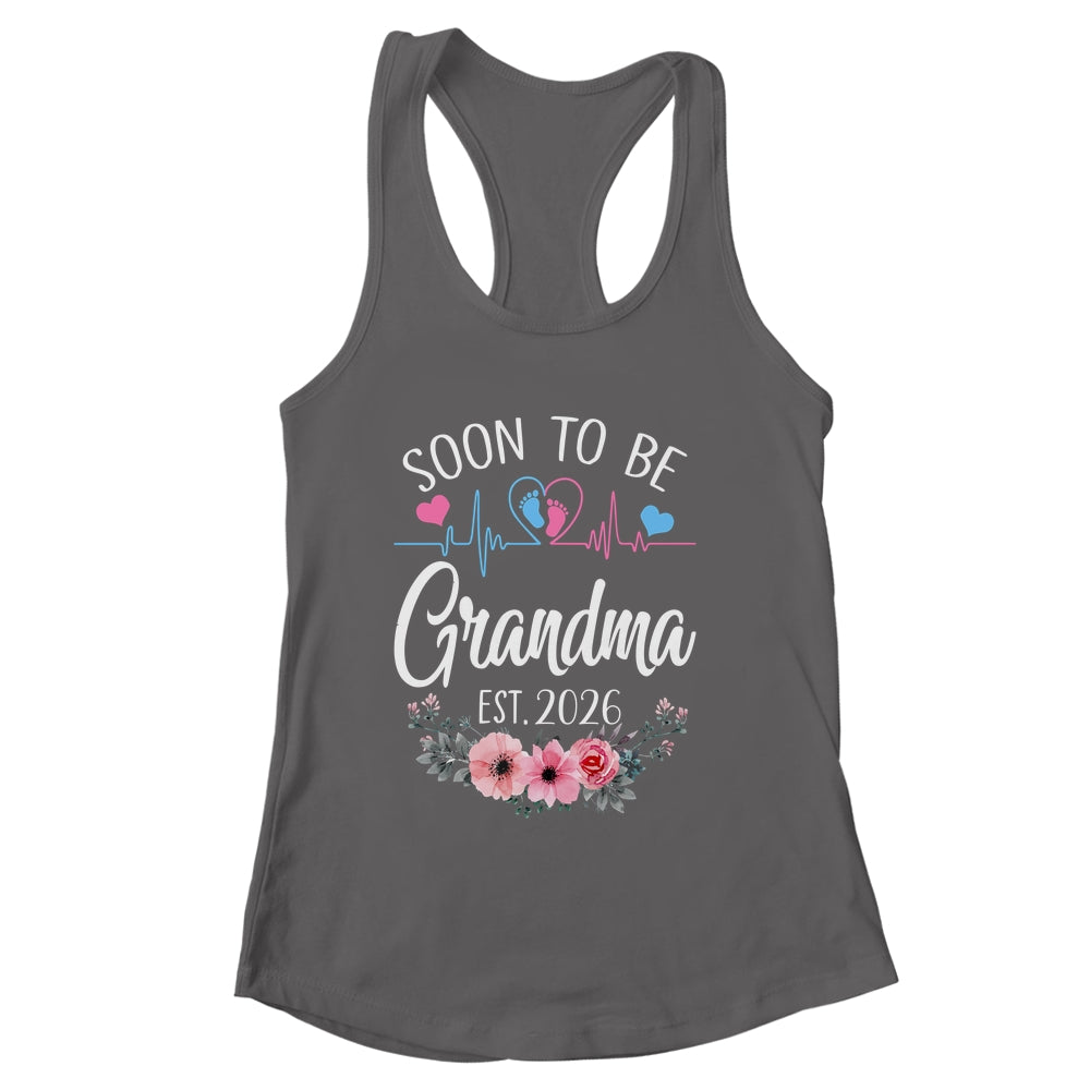 Soon To Be Grandma 2026 First Time Pregnancy Announcement Shirt & Tank Top | siriusteestore