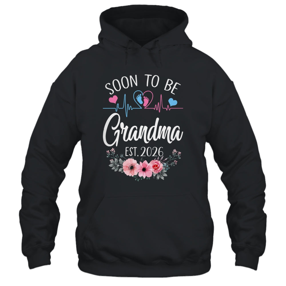 Soon To Be Grandma 2026 First Time Pregnancy Announcement Shirt & Tank Top | siriusteestore