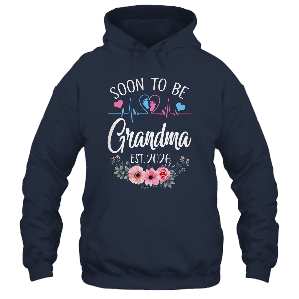 Soon To Be Grandma 2026 First Time Pregnancy Announcement Shirt & Tank Top | siriusteestore
