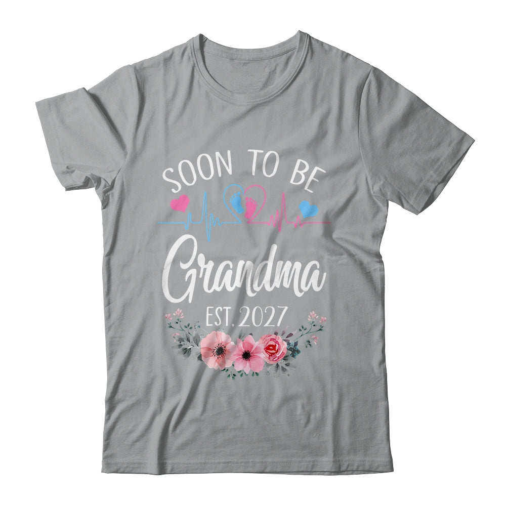 Soon To Be Grandma 2027 First Time Pregnancy Announcement Shirt & Tank Top | siriusteestore