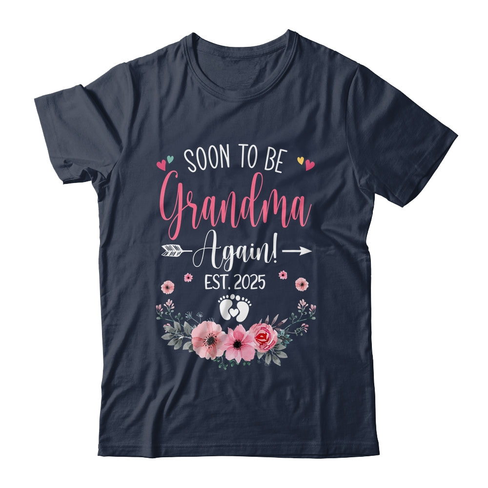 Soon To Be Grandma Again Est 2025 Mothers Day Shirt & Tank Top | siriusteestore