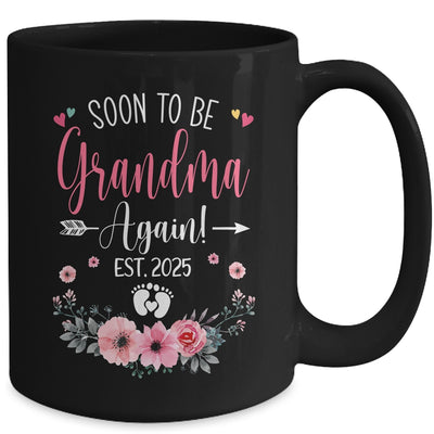 Soon To Be Grandma Again Est 2025 Mothers Day Mug | siriusteestore