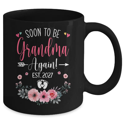 Soon To Be Grandma Again Est 2027 Mothers Day Mug | siriusteestore