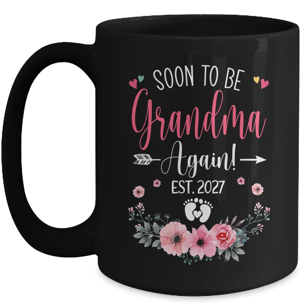 Soon To Be Grandma Again Est 2027 Mothers Day Mug | siriusteestore