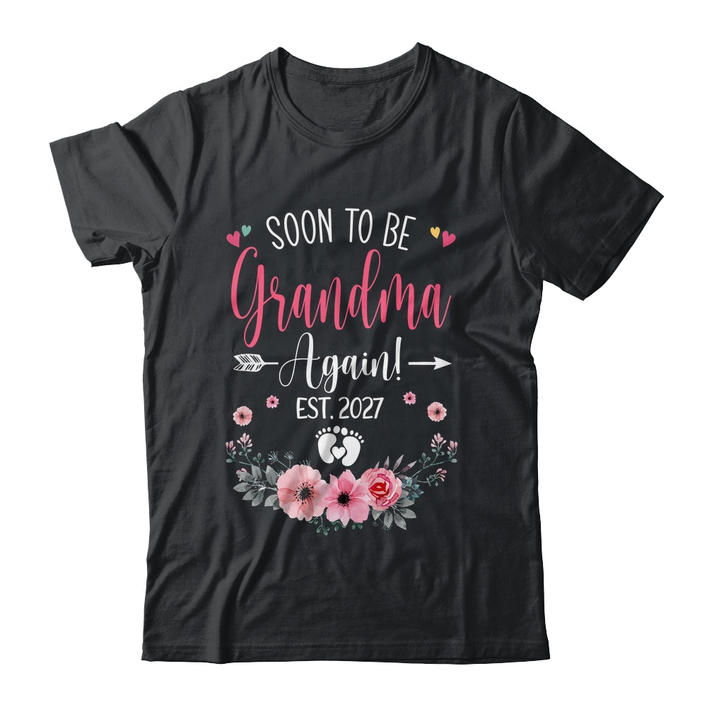 Soon To Be Grandma Again Est 2027 Mothers Day Shirt & Tank Top | siriusteestore