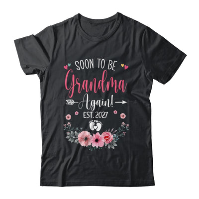 Soon To Be Grandma Again Est 2027 Mothers Day Shirt & Tank Top | siriusteestore
