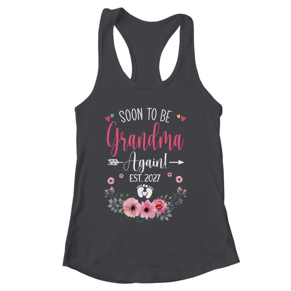 Soon To Be Grandma Again Est 2027 Mothers Day Shirt & Tank Top | siriusteestore
