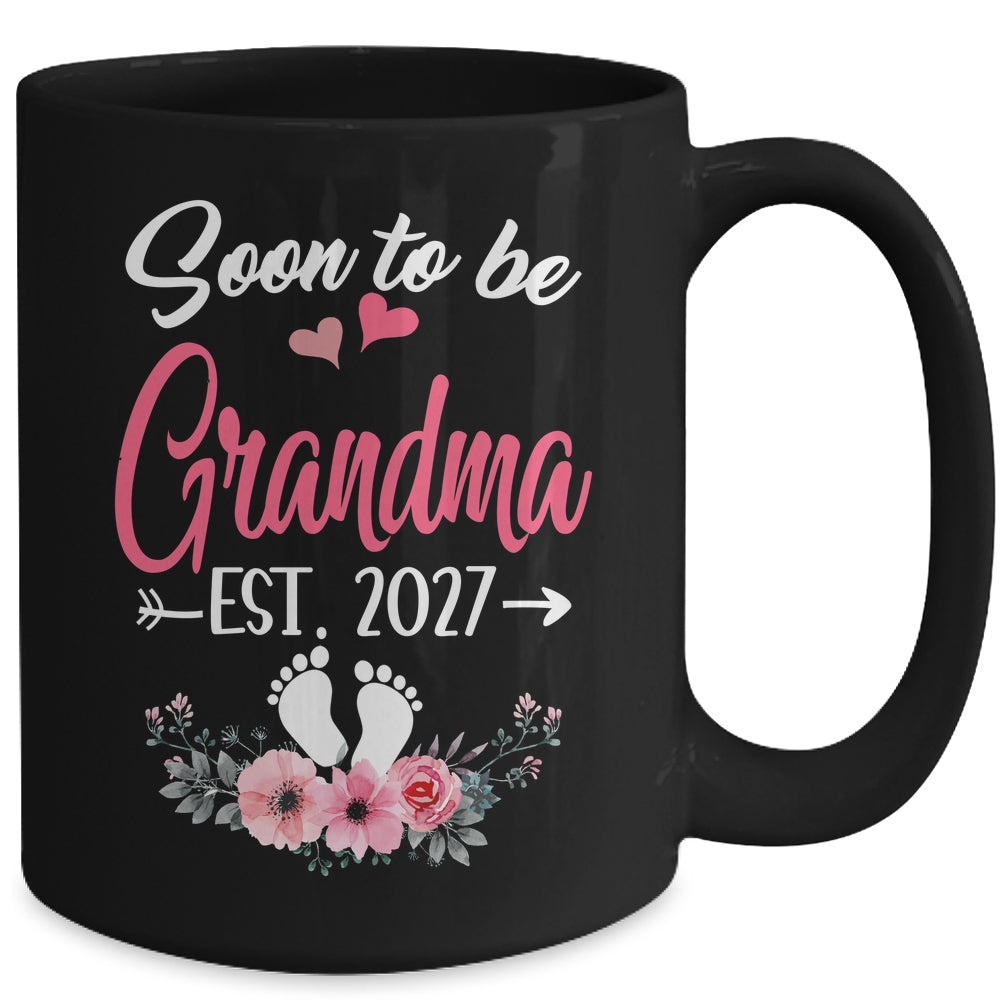 Soon To Be Grandma Est 2027 Mothers Day First Time Grandma Mug | siriusteestore