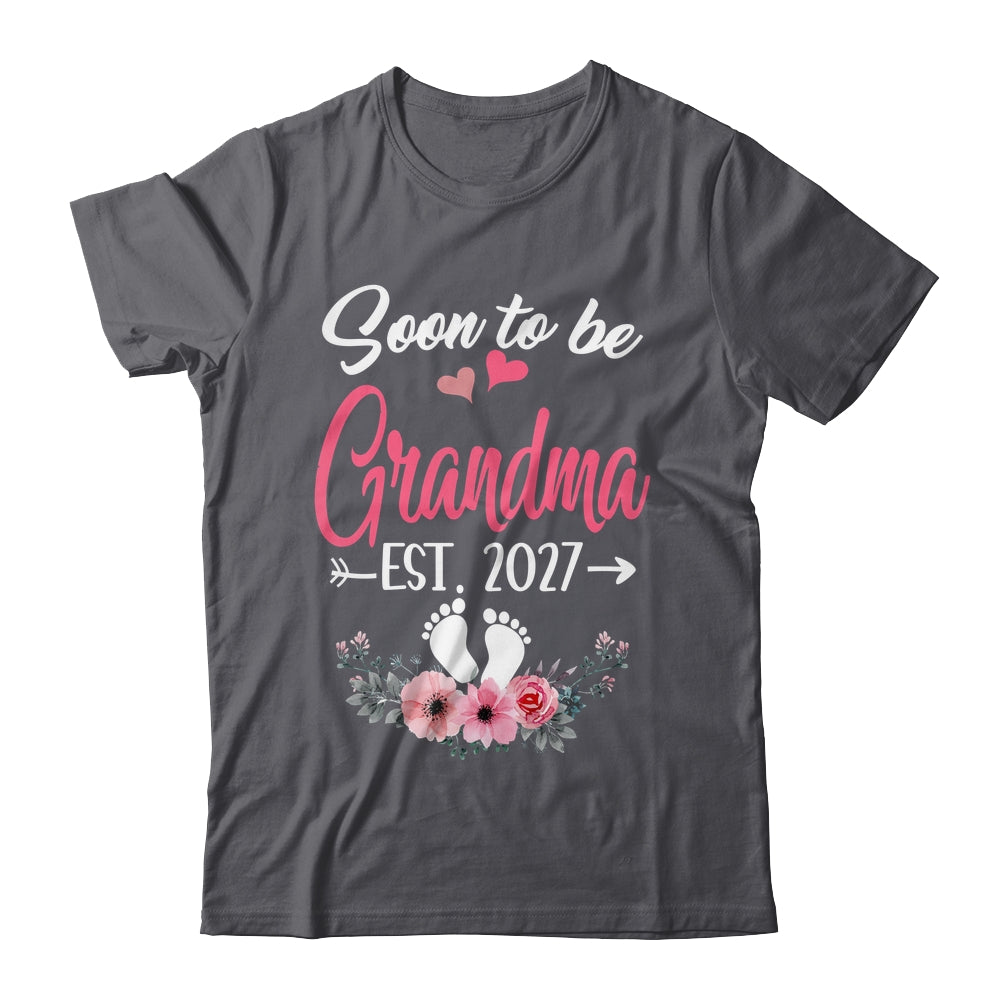 Soon To Be Grandma Est 2027 Mothers Day First Time Grandma Shirt & Tank Top | siriusteestore