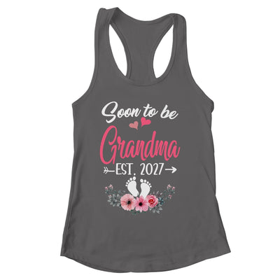 Soon To Be Grandma Est 2027 Mothers Day First Time Grandma Shirt & Tank Top | siriusteestore
