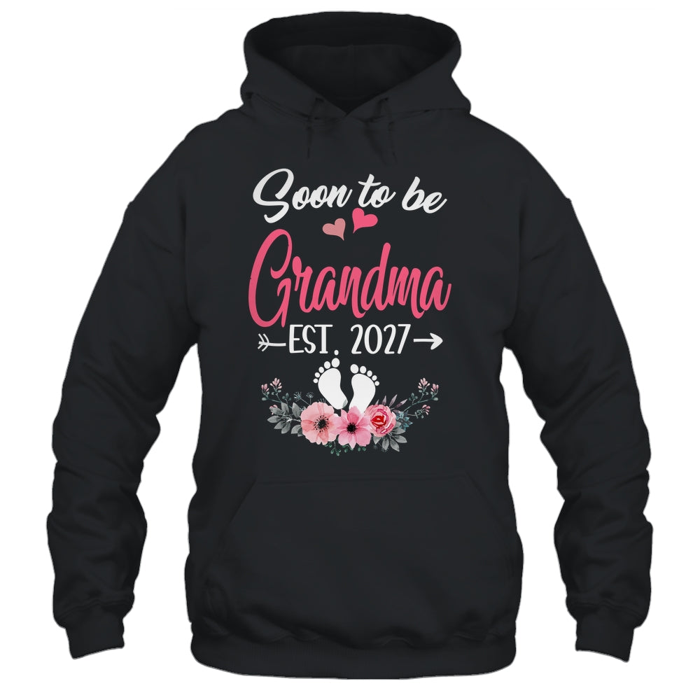 Soon To Be Grandma Est 2027 Mothers Day First Time Grandma Shirt & Tank Top | siriusteestore