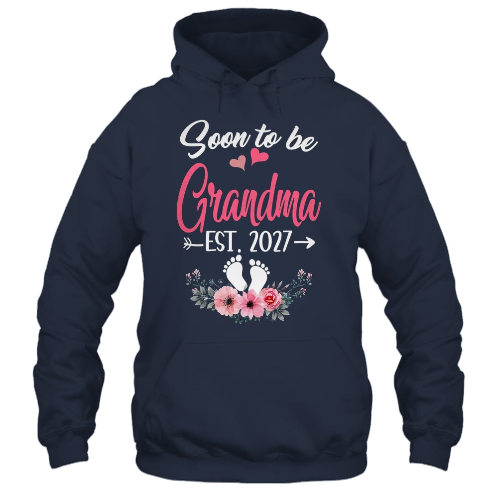 Soon To Be Grandma Est 2027 Mothers Day First Time Grandma Shirt & Tank Top | siriusteestore