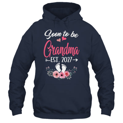 Soon To Be Grandma Est 2027 Mothers Day First Time Grandma Shirt & Tank Top | siriusteestore