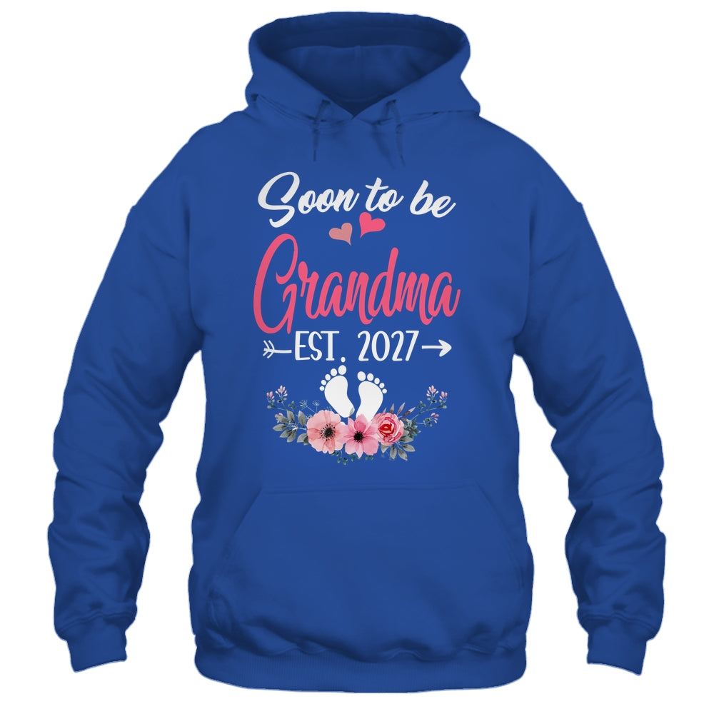 Soon To Be Grandma Est 2027 Mothers Day First Time Grandma Shirt & Tank Top | siriusteestore