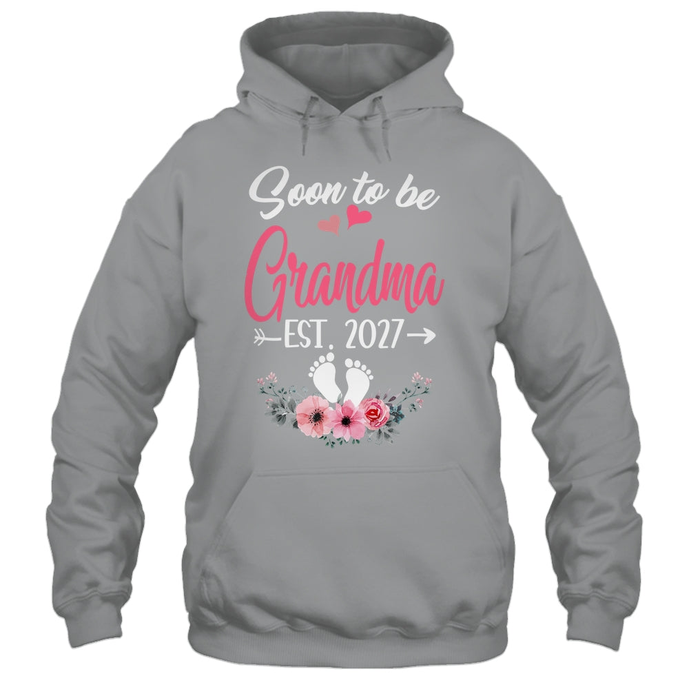Soon To Be Grandma Est 2027 Mothers Day First Time Grandma Shirt & Tank Top | siriusteestore