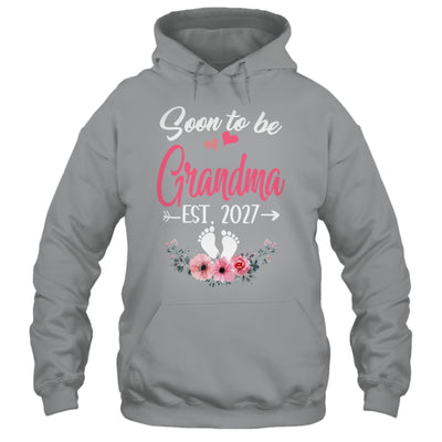 Soon To Be Grandma Est 2027 Mothers Day First Time Grandma Shirt & Tank Top | siriusteestore