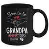 Soon To Be Grandpa 2025 Loading Pregnancy Announcement Grandpa Mug | siriusteestore