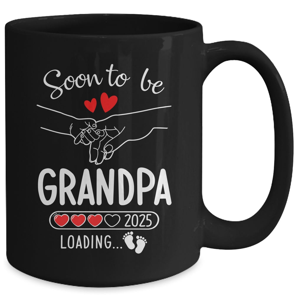 Soon To Be Grandpa 2025 Loading Pregnancy Announcement Grandpa Mug | siriusteestore