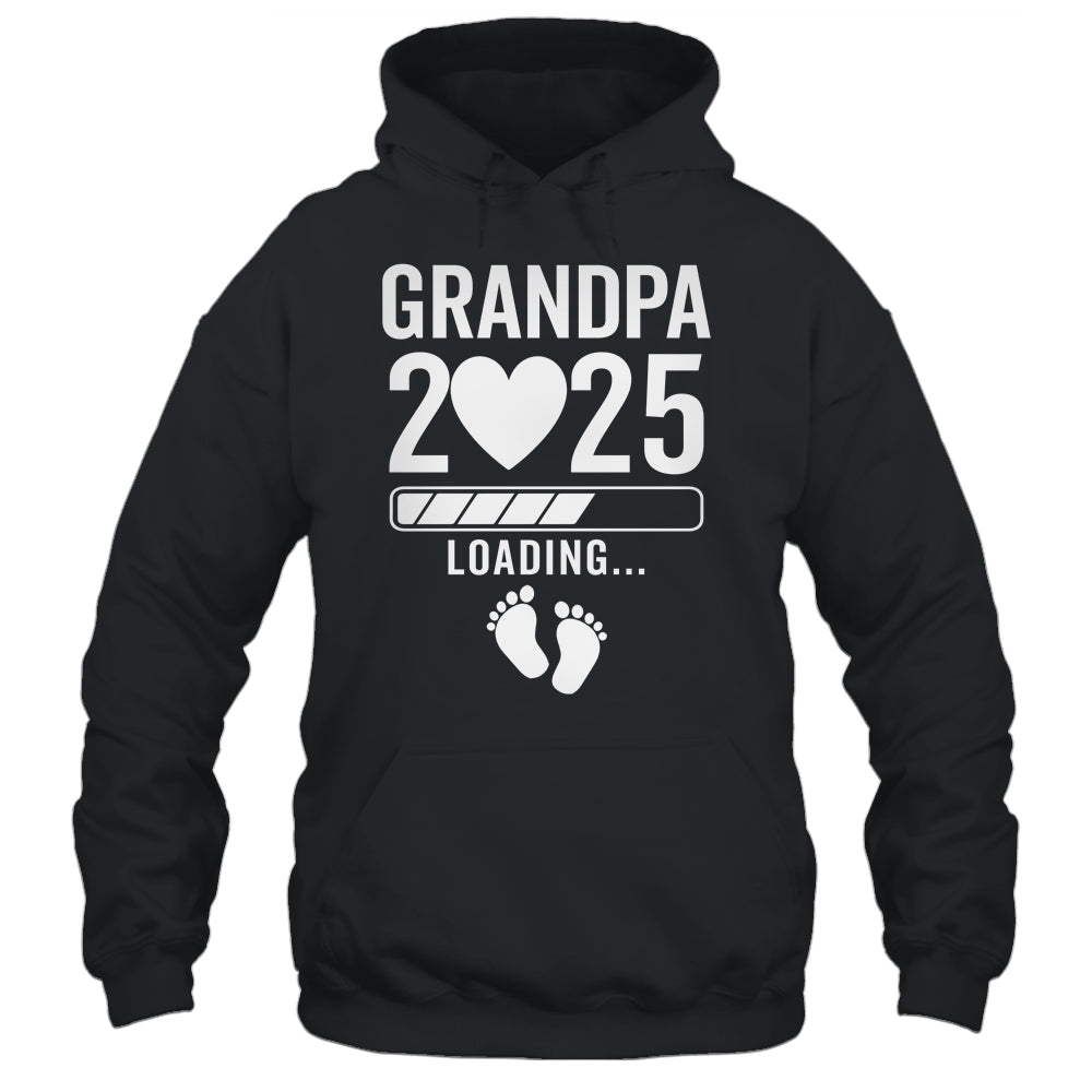 Soon To Be Grandpa 2025 Pregnancy Announcement Loading Shirt & Hoodie | siriusteestore