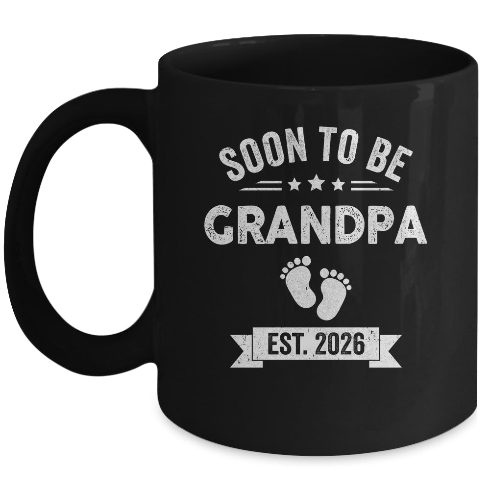 Soon To Be Grandpa 2026 Fathers Day First Time Grandpa Mug | siriusteestore