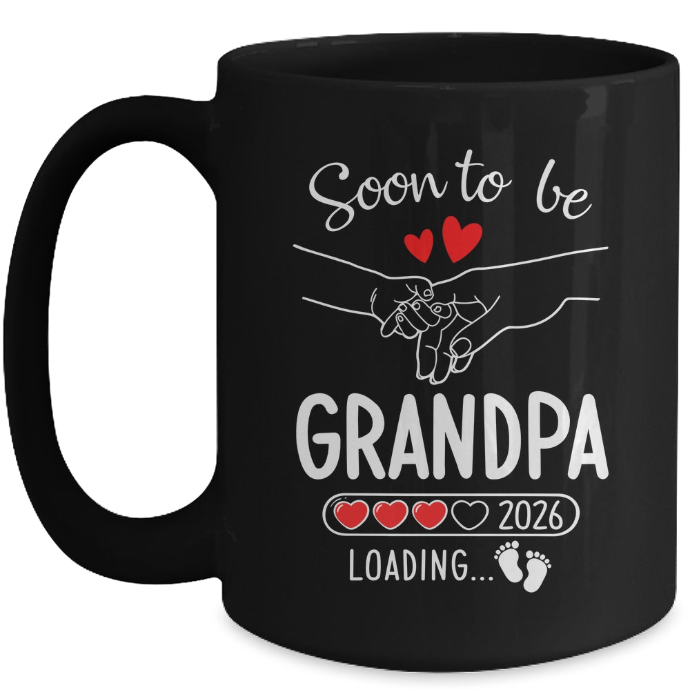 Soon To Be Grandpa 2026 Loading Pregnancy Announcement Grandpa Mug | siriusteestore