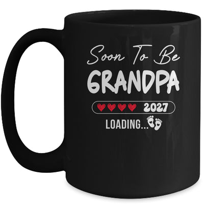 Soon To Be Grandpa 2027 Loading Promoted To Grandpa Est 2027 Mug | siriusteestore