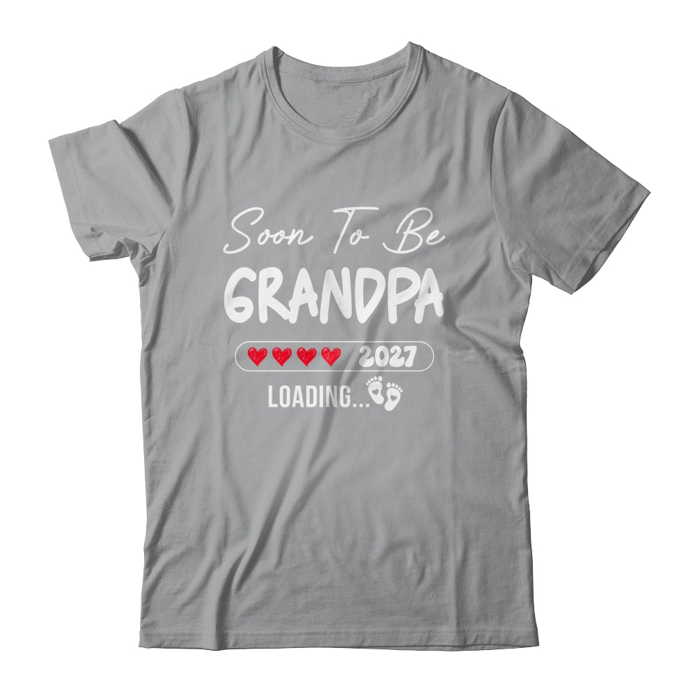 Soon To Be Grandpa 2027 Loading Promoted To Grandpa Est 2027 Shirt & Tank Top | siriusteestore