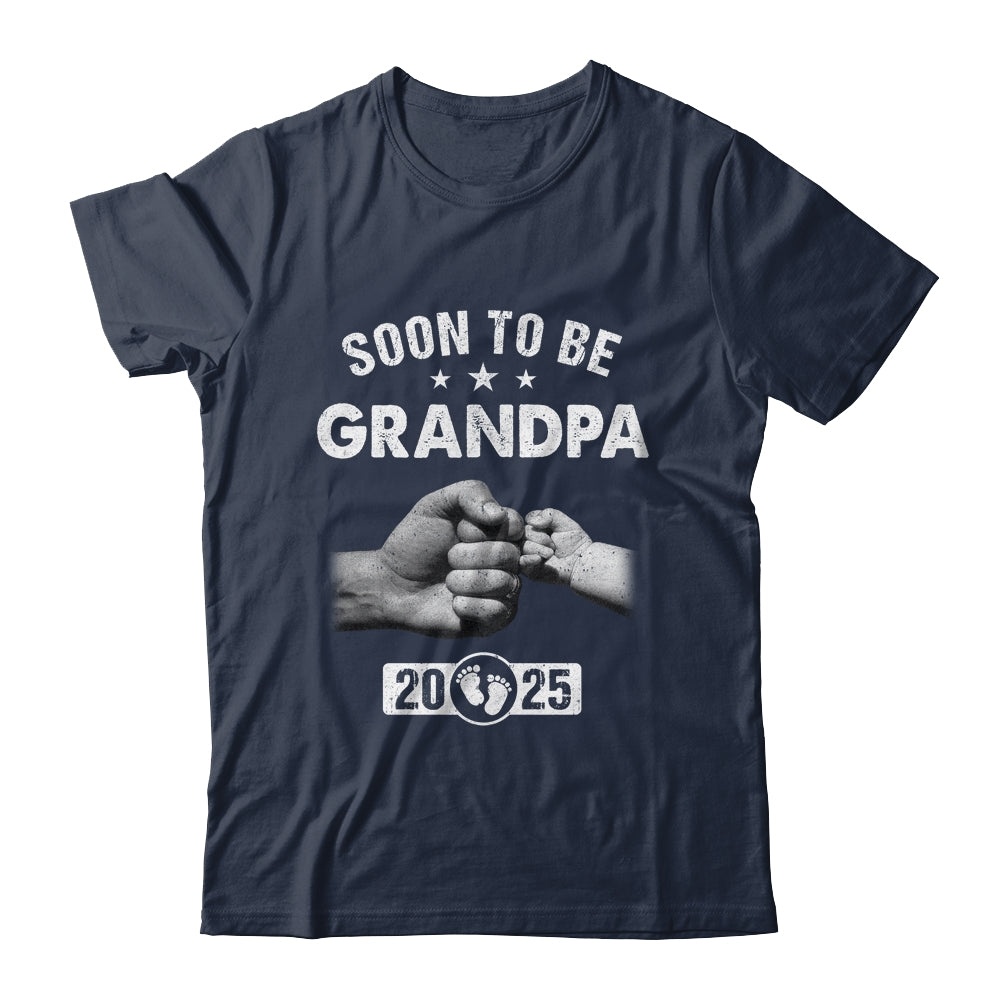Soon To Be Grandpa Est 2025 Fathers Day First Time New Shirt & Hoodie | siriusteestore