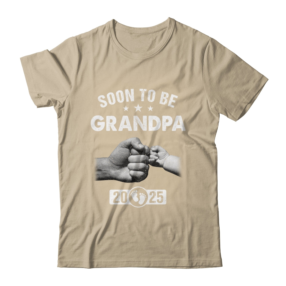 Soon To Be Grandpa Est 2025 Fathers Day First Time New Shirt & Hoodie | siriusteestore