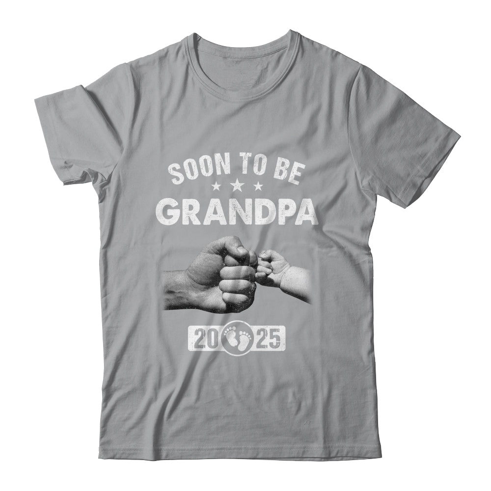 Soon To Be Grandpa Est 2025 Fathers Day First Time New Shirt & Hoodie | siriusteestore