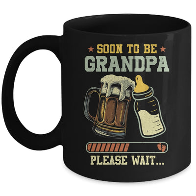 Soon To Be Grandpa Est 2025 Pregnancy Announcement Loading Mug | siriusteestore