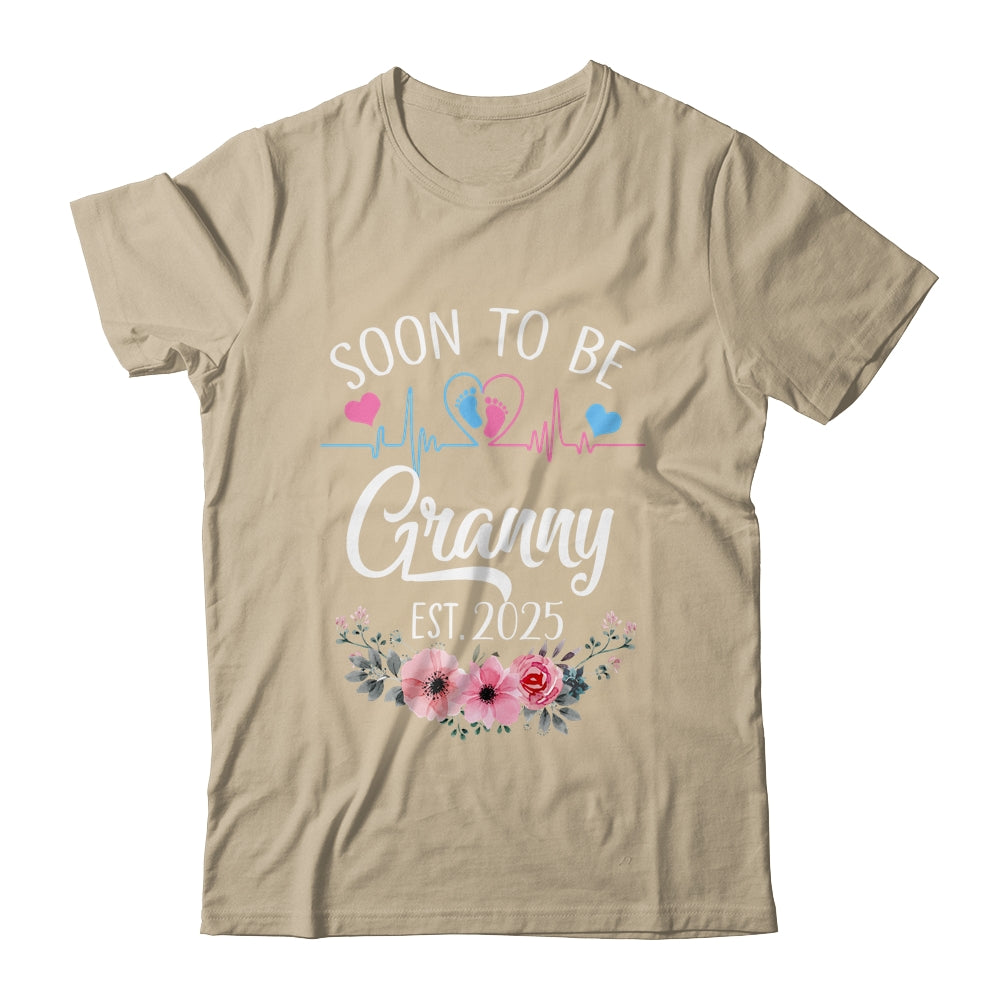 Soon To Be Granny 2025 First Time Pregnancy Announcement Shirt & Tank Top | siriusteestore