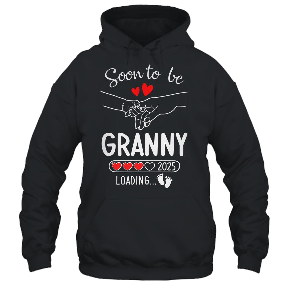 Soon To Be Granny 2025 Loading Pregnancy Announcement Granny Shirt & Tank Top | siriusteestore
