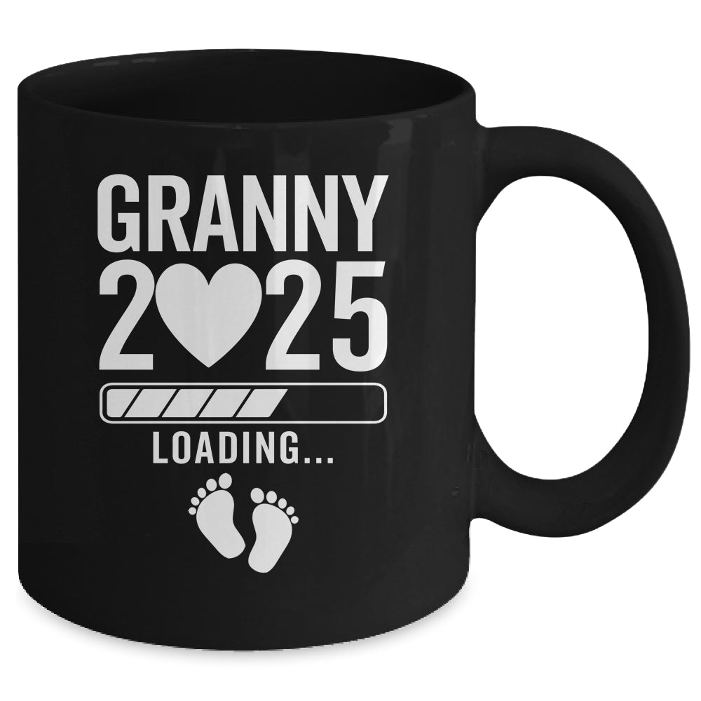 Soon To Be Granny 2025 Pregnancy Announcement Loading Mug | siriusteestore