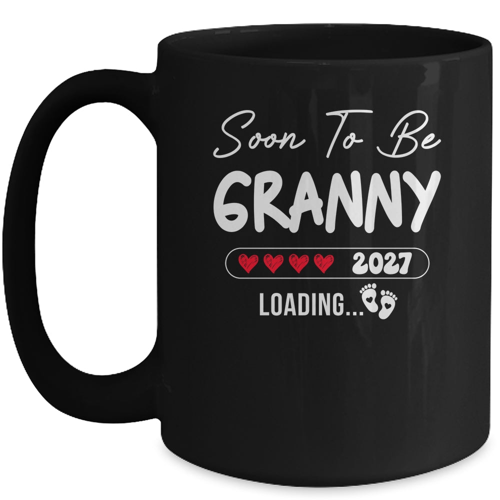 Soon To Be Granny 2027 Loading Promoted To Granny Est 2027 Mug | siriusteestore