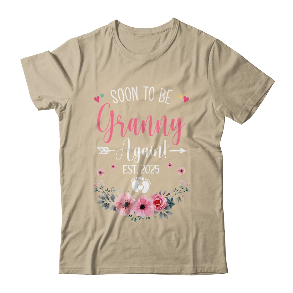 Soon To Be Granny Again Est 2025 Mothers Day Shirt & Tank Top | siriusteestore