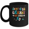 Soon To Be Granny Est 2025 Pregnancy Announcement Groovy Mug | siriusteestore