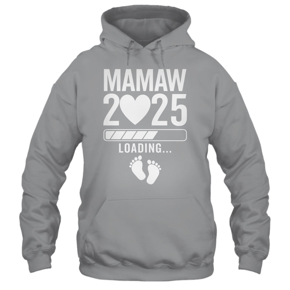 Soon To Be Mamaw 2025 Pregnancy Announcement Loading Shirt & Tank Top | siriusteestore
