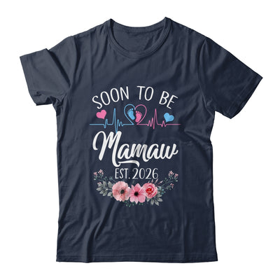 Soon To Be Mamaw 2026 First Time Pregnancy Announcement Shirt & Tank Top | siriusteestore