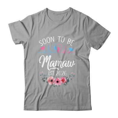 Soon To Be Mamaw 2026 First Time Pregnancy Announcement Shirt & Tank Top | siriusteestore