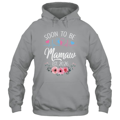 Soon To Be Mamaw 2026 First Time Pregnancy Announcement Shirt & Tank Top | siriusteestore