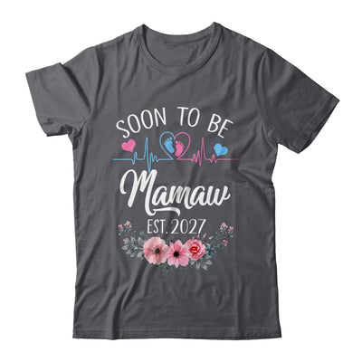 Soon To Be Mamaw 2027 First Time Pregnancy Announcement Shirt & Tank Top | siriusteestore