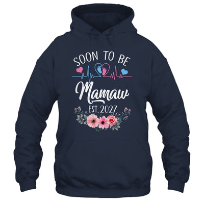 Soon To Be Mamaw 2027 First Time Pregnancy Announcement Shirt & Tank Top | siriusteestore