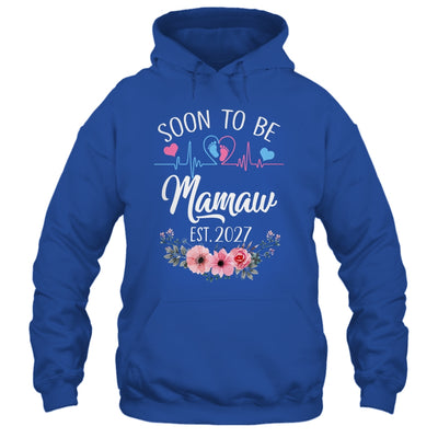 Soon To Be Mamaw 2027 First Time Pregnancy Announcement Shirt & Tank Top | siriusteestore