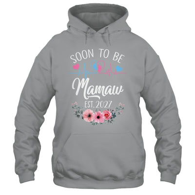 Soon To Be Mamaw 2027 First Time Pregnancy Announcement Shirt & Tank Top | siriusteestore